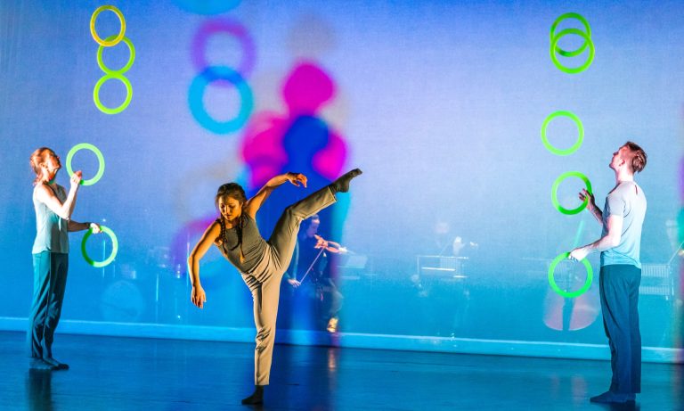 Spring review – jugglers join dancers for joyfully hypnotic show