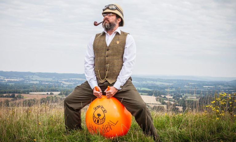 Experience: I crossed the Alps on a space hopper