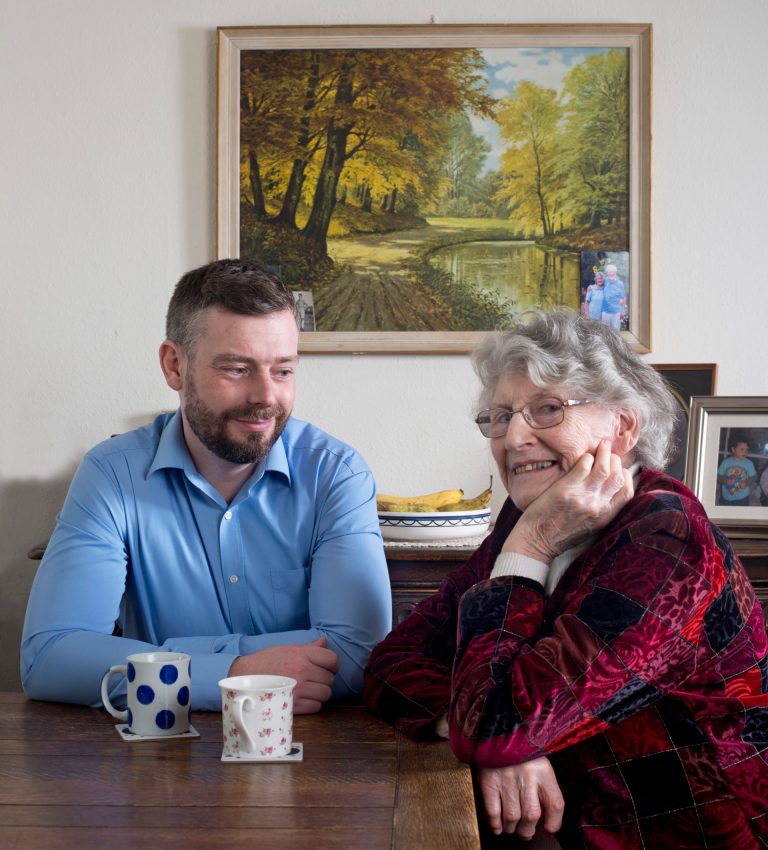 How we live together: the 92-year-old and her grandson