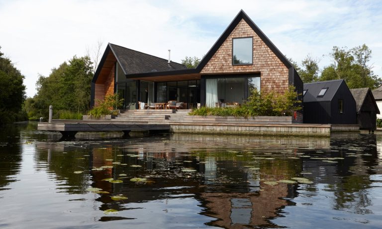 Broad view: at home on the water’s edge in Norfolk