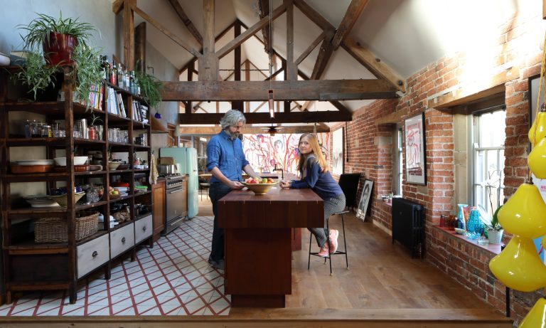 Craft works: ‘We both make things – it was important our home reflected that’
