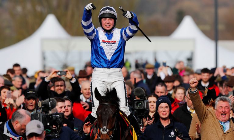 Bryony Frost makes history with Frodon in Ryanair Chase at Cheltenham