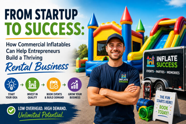 From Startup to Success: How Commercial Inflatables Can Help Entrepreneurs Build a Thriving Rental Business
