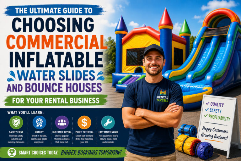 The Ultimate Guide to Choosing Commercial Inflatable Water Slides and Bounce Houses for Your Rental Business