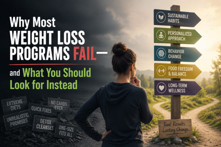 Why Most Weight Loss Programs Fail—and What You Should Look for Instead
