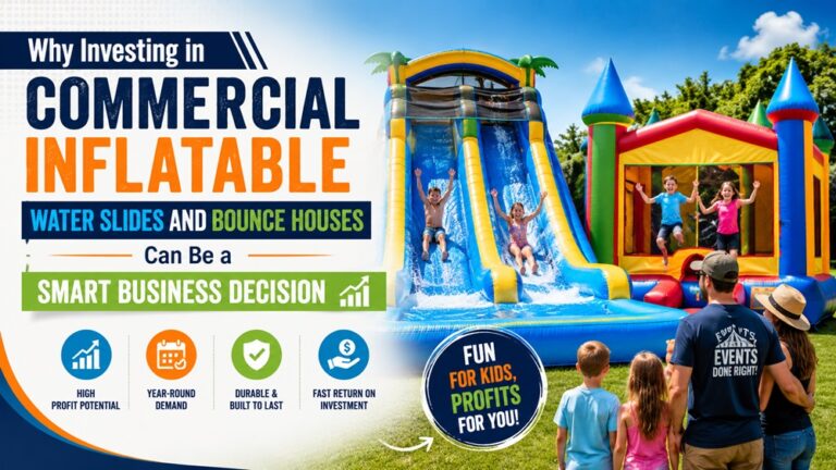 Why Investing in Commercial Inflatable Water Slides and Bounce Houses Can Be a Smart Business Decision