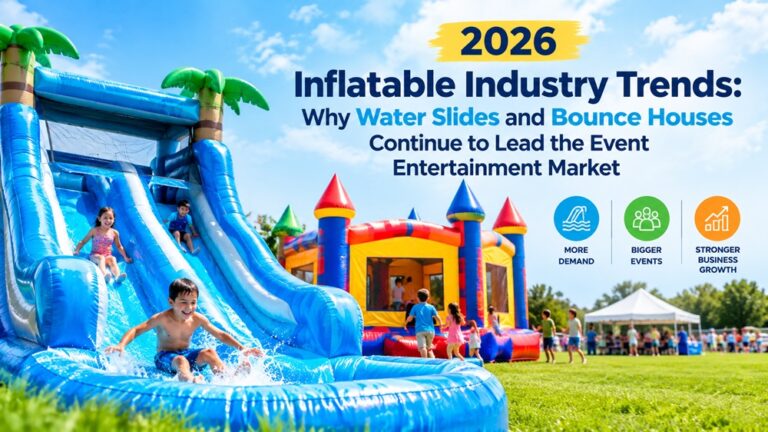 2026 Inflatable Industry Trends: Why Water Slides and Bounce Houses Continue to Lead the Event Entertainment Market